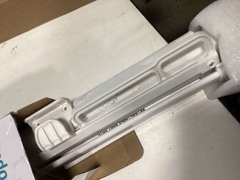 Condition photo showing Good Condition for probebi retractable dog gate for the house extends to 54" wide 34" tall, gates for baby indoor, stair gate for outdoor, staris, hallways, doorways, deck, porch, need drilling