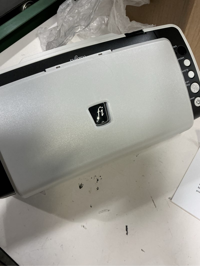 Condition photo showing As Is for fujitsu fi-6140 scanner | no power adapter