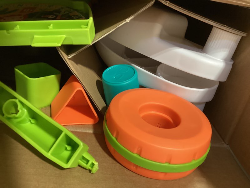 Condition photo showing As Is for Fisher-Price Baby Push Toy 2-Sided Steady Speed Panda Walker Musical Learning Activity with 3 Blocks for Infants Ages 6+ Months (Amazon Exclusive)