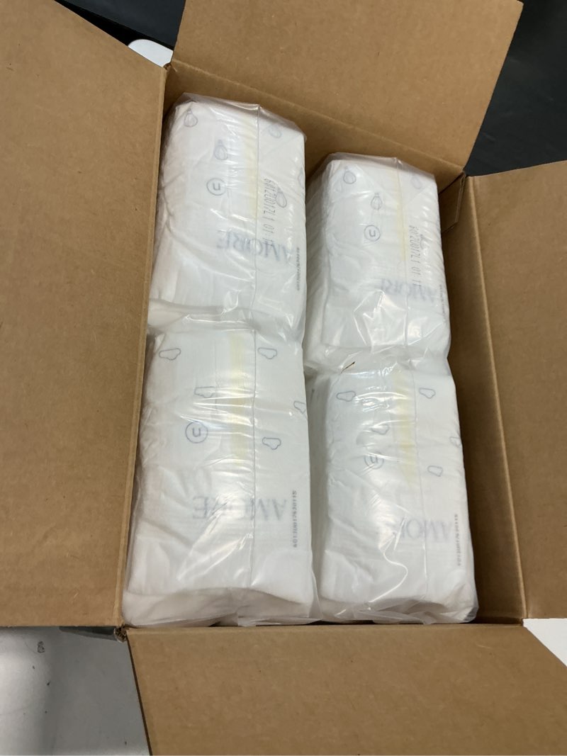 Condition photo showing New/Like New for Pampers Amore, Size 0 (up to 10 lbs), 76 Count, Our Best Diaper – Hypoallergenic & Fragrance Free, Up to 100% Leakproof, Soft as Cashmere Size 0 76