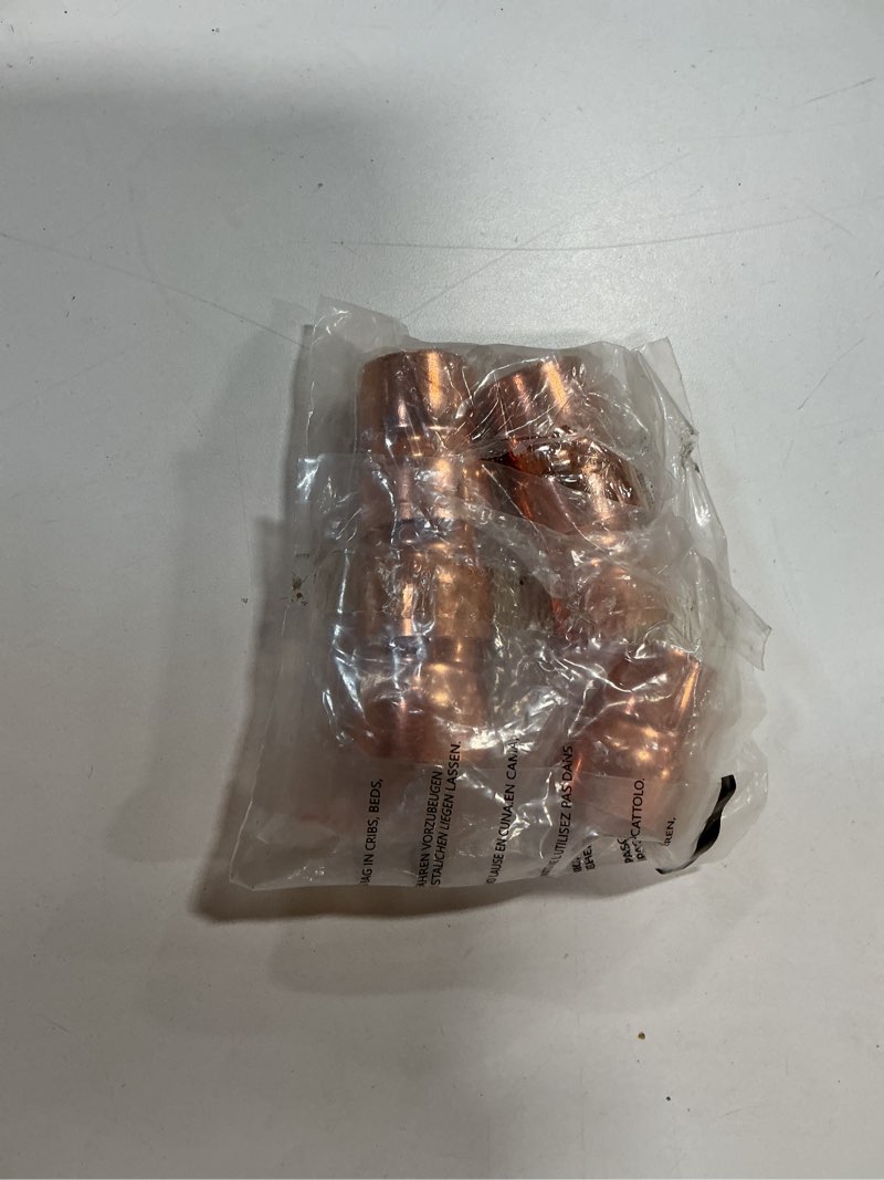 Condition photo showing New/Like New for PATIKIL 7/8\" to 3/4\" ID Copper Reducer, 6pcs 99.9% Pure Copper Reducing Coupling Pressure Fitting Pipe Tube Connector Adapter with Sweat Solder Connection