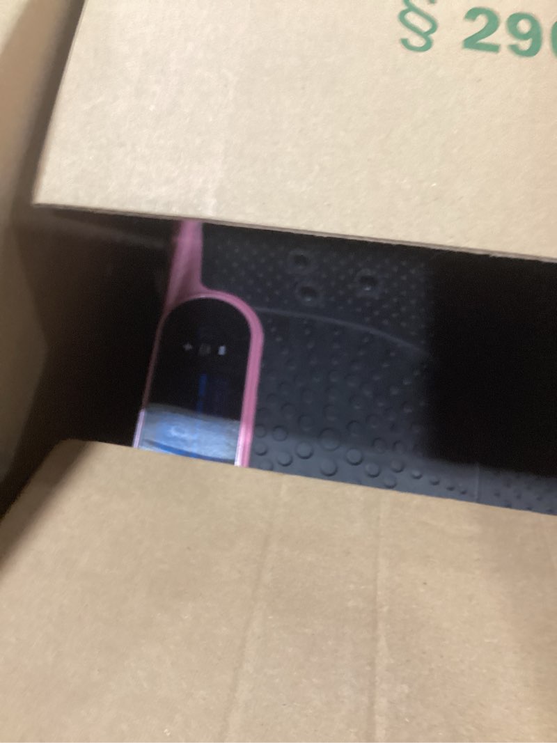Condition photo showing As Is for axv vibration plate fitness platform exercise machine vibrating shaking full body shaker workout vibrate stand shake board sport gym for weight loss fat burner for women men slim-bt.pink