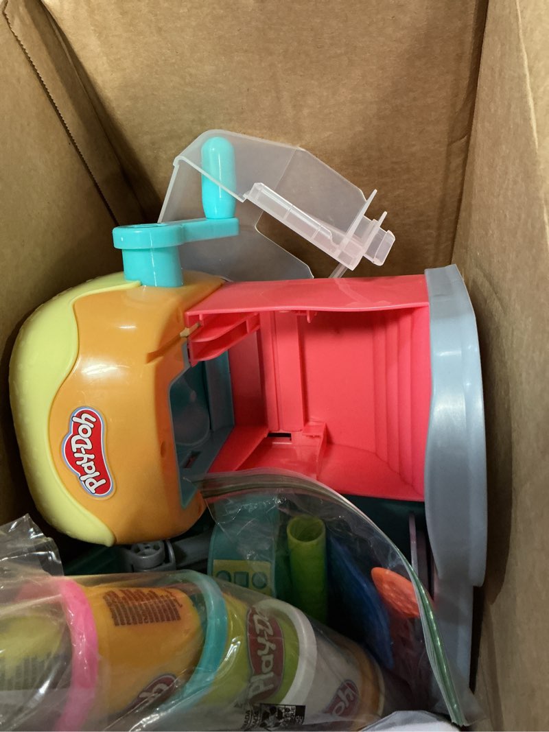 Condition photo showing As Is for play-doh donut drop shop playset, play food toy, kids arts & crafts, 3+ years