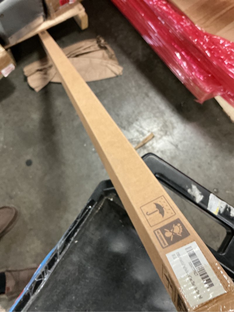 Condition photo showing As Is for 12 inch Ceiling Fan Downrod with Extension Cord, 1 FT Black Downrod for Ceiling Fan, 1 inch Outside Diameter, Ceiling Fan Boom Suitable for a Wide Range of Fans (Black, Not Threaded) Black 12 inch