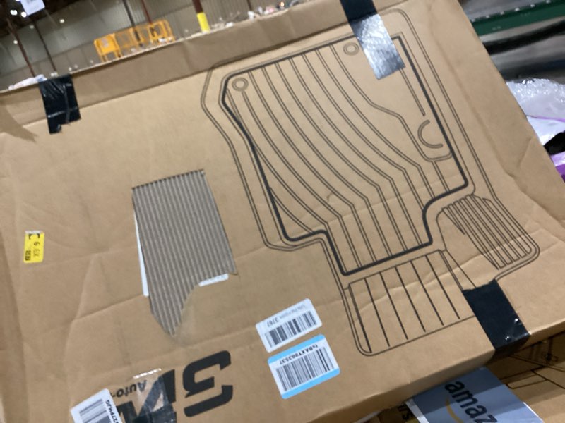 Condition photo showing Good Condition for 3W BMW iX Floor Mats & Cargo Liner 2022 2023 2024 2025 2026, xDrive45/50/60 M60 M70, All Weather TPE Custom Fit Floor Liner, 1st 2nd Rows & Trunk Mat Full Set Car Accessories 8) iX 2022-2026 | Full Set