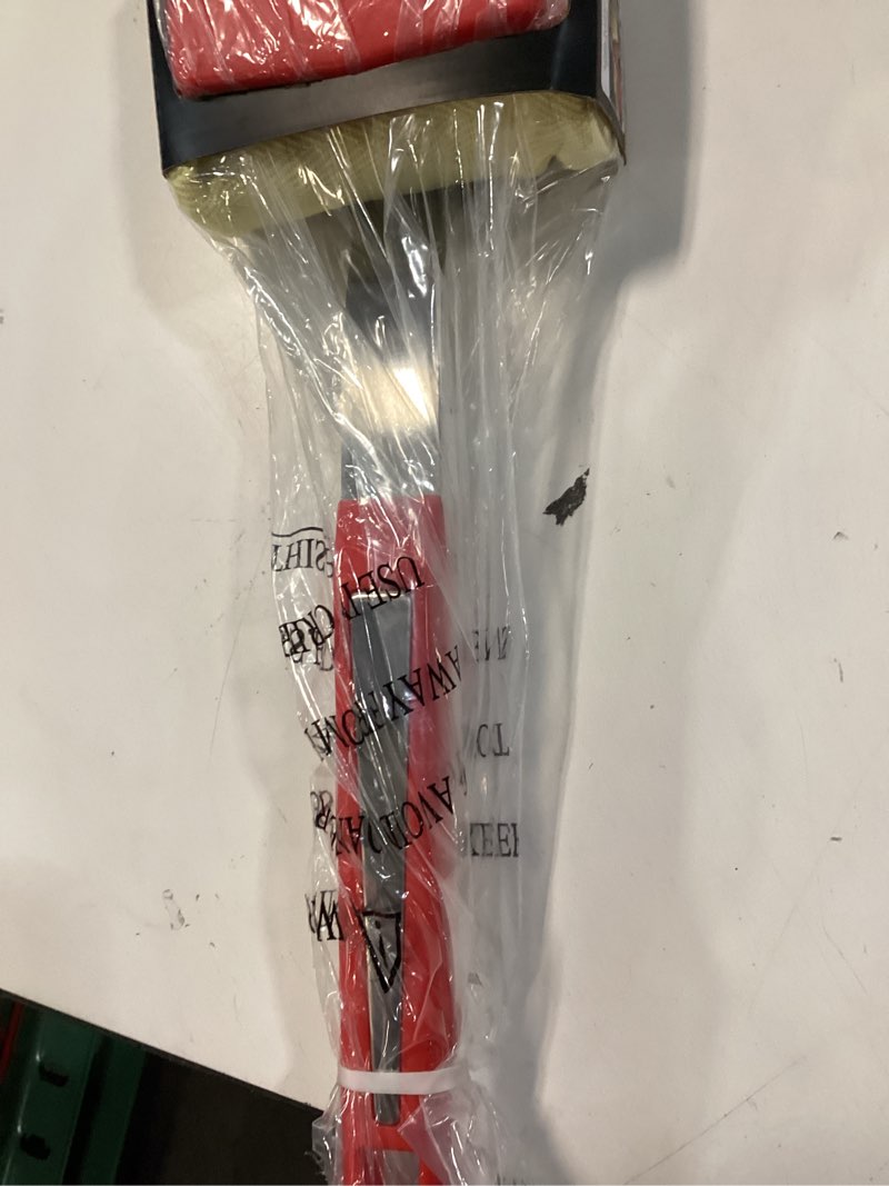 Condition photo showing Good Condition for grillart grill brush bristle free. steamwizards bbq replaceable cleaning head, unique seamless-fit scraper tool for cast iron/stainless-steel grates, safe barbecue grill cleaner-red grill brush & scraper