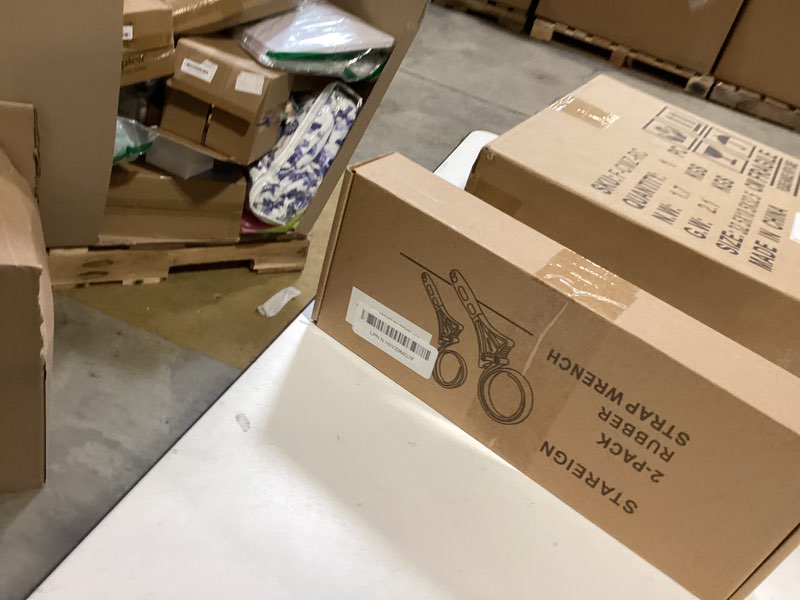 Stareign 2-Pack Rubber Strap Wrench,Oil Filter Wrench Diameter 4" and 6" Heavy Duty Adjustable Blet 