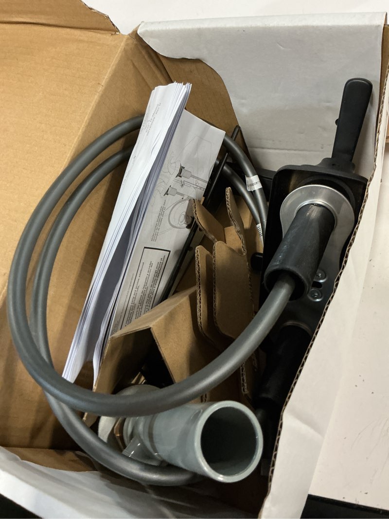 Condition photo showing As Is for delta faucet 2564-bltp-dst ashlyn two handle tract-pack lavatory faucet centerset, matte black