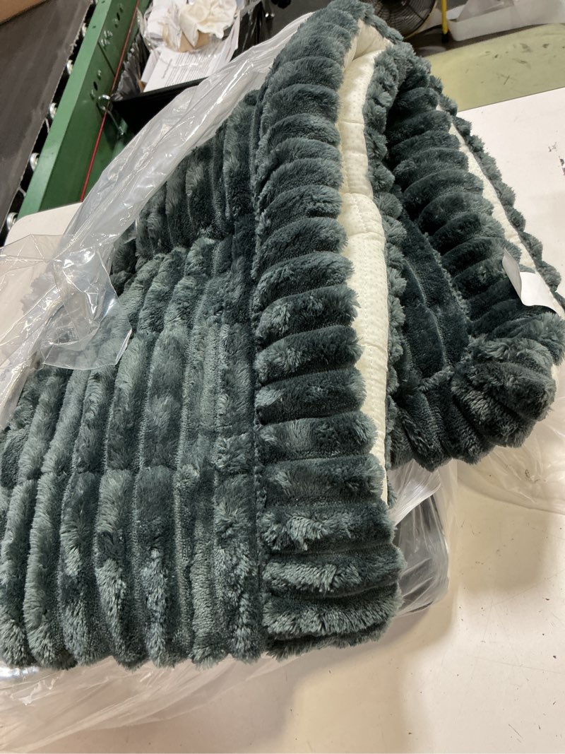 Condition photo showing As Is for smiry couch cover for dogs washable, non slip fuzzy pet couch covers for 3 cushion sofa pet friendly, thick soft sofa slipcovers cushion protector (dark grey, 27.6" x 70.9") dark grey 27.6" x 70.9"