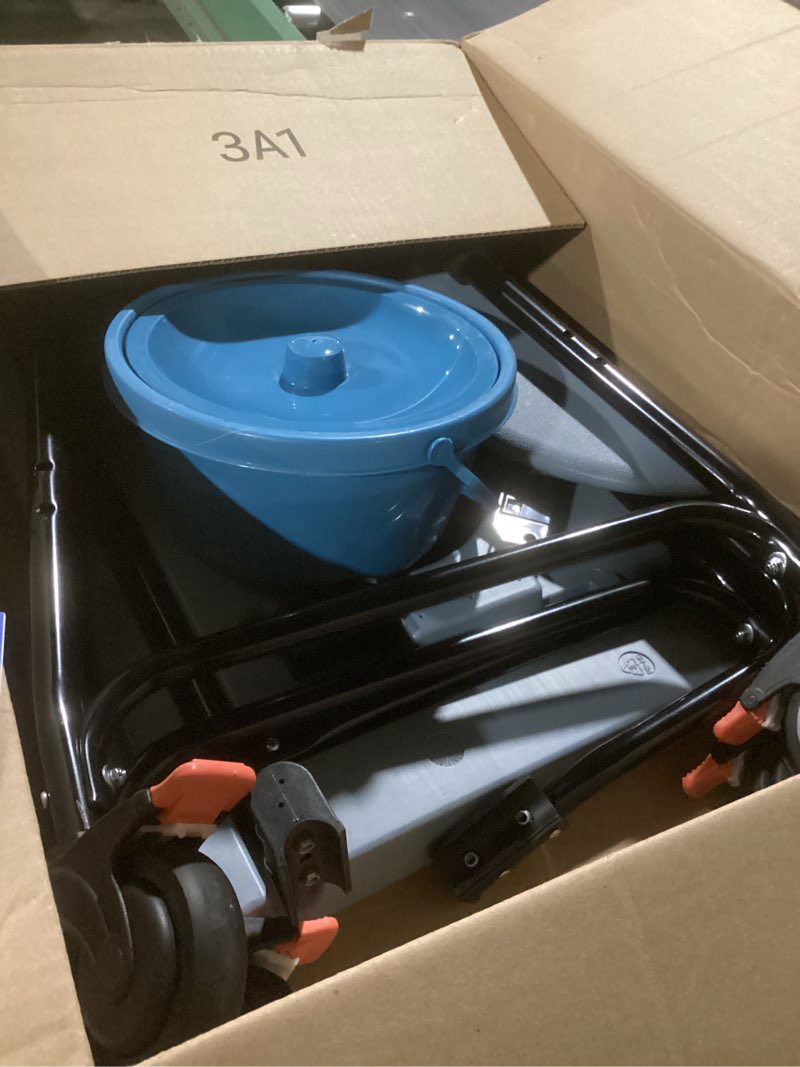 Condition photo showing Good Condition for Sangohe Bedside Commode, Portable Toilet for Elderly, Rolling Commode with Wheels, Rear Locking Wheels, Bariatric Bedside Commode, 7-qt Commode Bucket Included, Extra Wide Seat, 601A