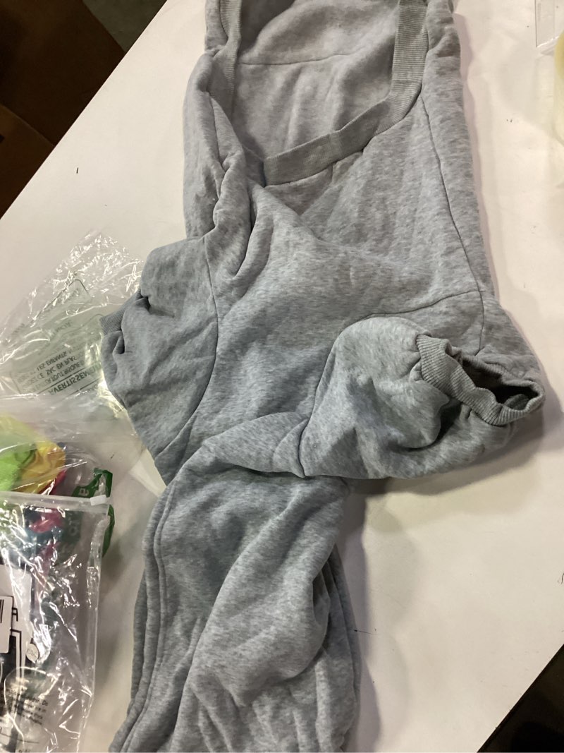 Condition photo showing Good Condition for KOOLTAIL Dog Hoodie for Large Medium Small Dogs, Soft and Warm Pet Sweater with Leash Hole and Pocket Boy Girl, Puppy Fall Winter Jacket Clothes,French Pitbull Cold Weather Coat Sweatshirt,Grey XL/XXL Grey X-Large/XX-Large (Pack of 1)
