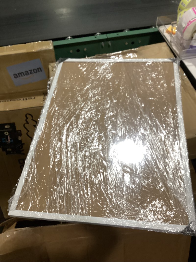 Condition photo showing Good Condition for lavie home 20x28 picture frame for wall display, 20x28 white picture frame with hd plexiglas, 20 x 28 poster frame 1 pack, display frame for vertical or horizontal, classic collection white 20x28 1