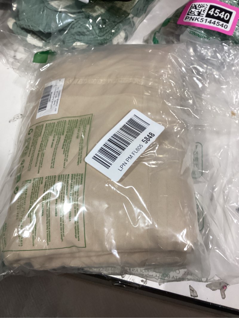 Condition photo showing New/Like New for nicetown room darkening draperies window curtain panels, thermal insulated grommet room darkening curtains for bedroom (biscotti beige, 2 panels, w42 x l50 -inch) biscotti beige 42"w x 50"l (pack of 2)