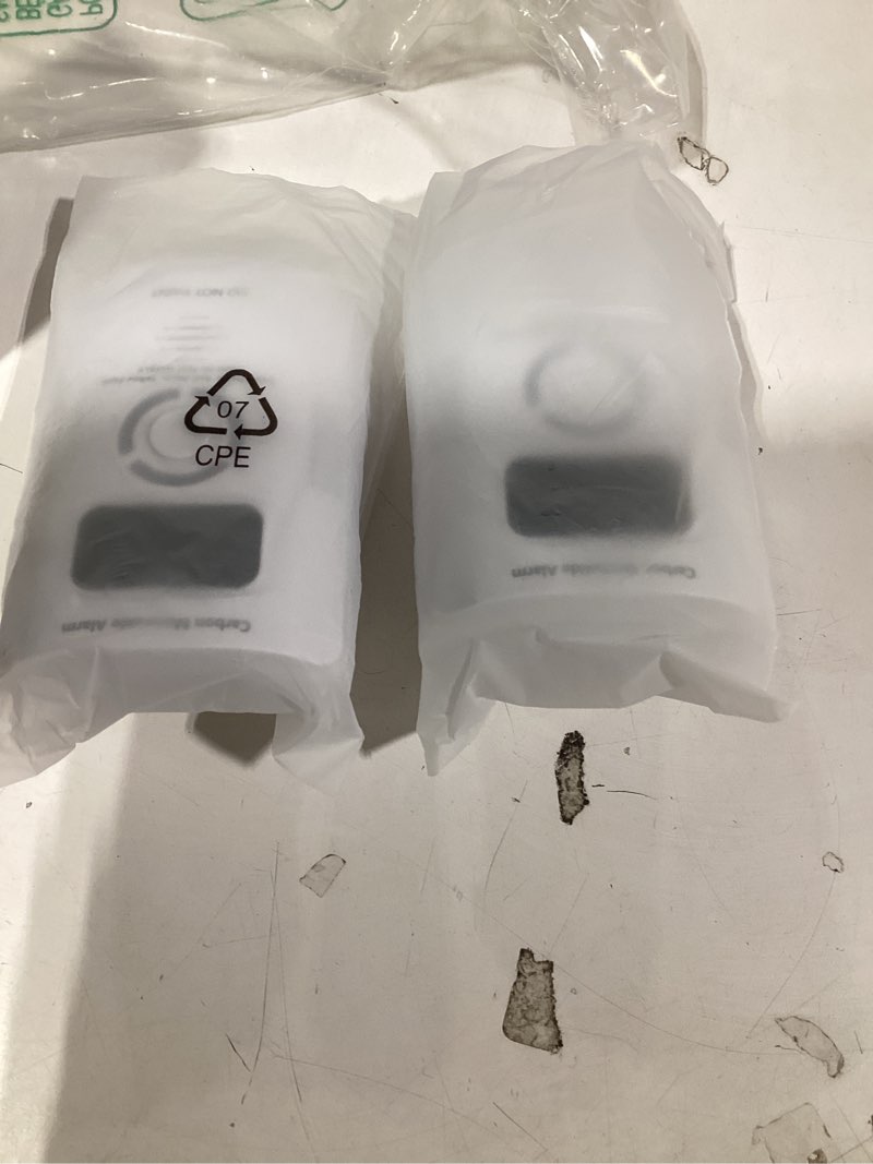 Condition photo showing Good Condition for 2 Pack Carbon Monoxide Detector, Plug-in Wall Carbon Monoxide Gas Detector, Portable Carbon Monoxide Detector with Digital Display LED, CO Alarm Monitor with Audible and Visual Alarm Test Mute Button White-2 Pack