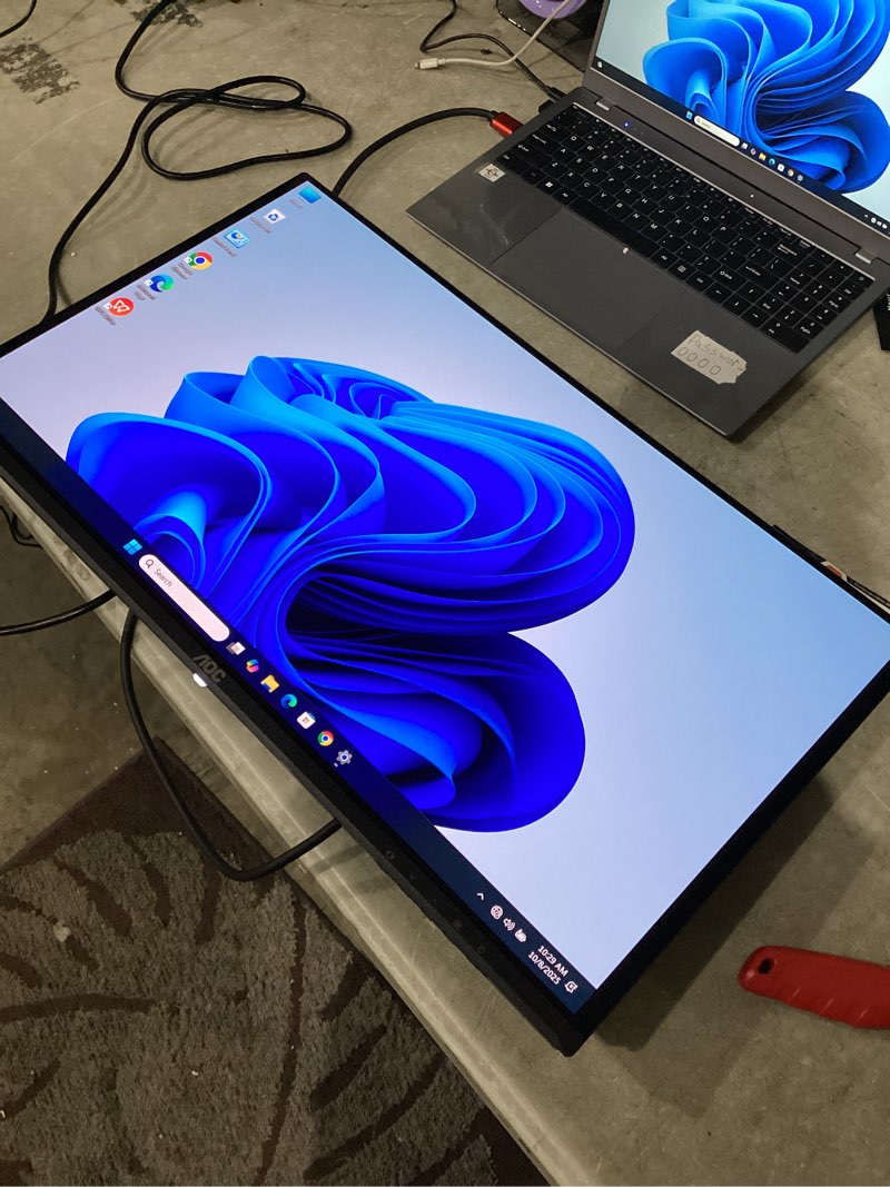 Condition photo showing Good Condition for aoc q27gazd 27" qd oled gaming monitor, qhd 2560 x 1440, 240hz 0.03ms, hdmi 2.0 x1, display port x1, g-sync compatible, console gaming ready, 3-year zero-bright-dot 27 inch qhd|240hz|qd-oled|gaming