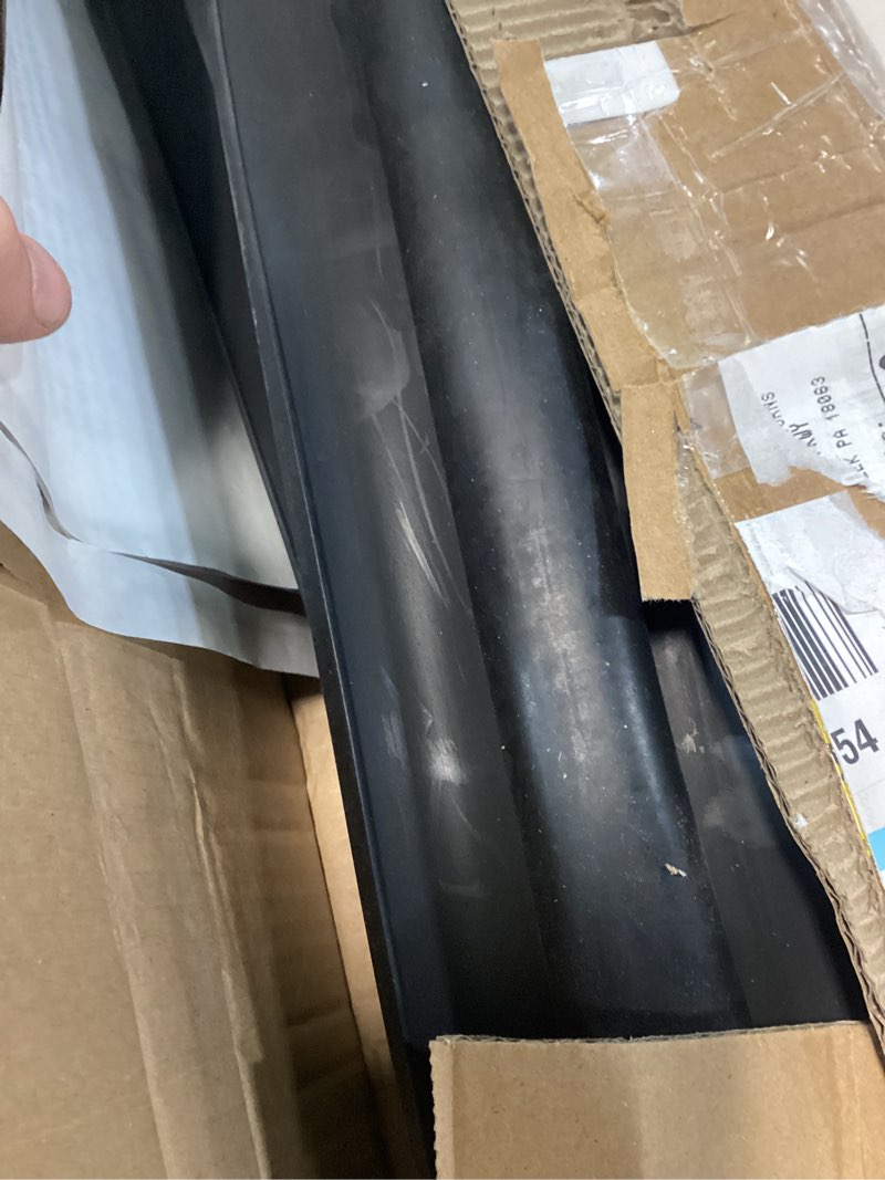 Condition photo showing Good Condition for alophoty 10 ft garage door seal bottom kit - heavy duty epdm rubber u+o ring weather stripping with pre-drilled aluminum track, universal replacement stops rain, drafts & pests, easy to install