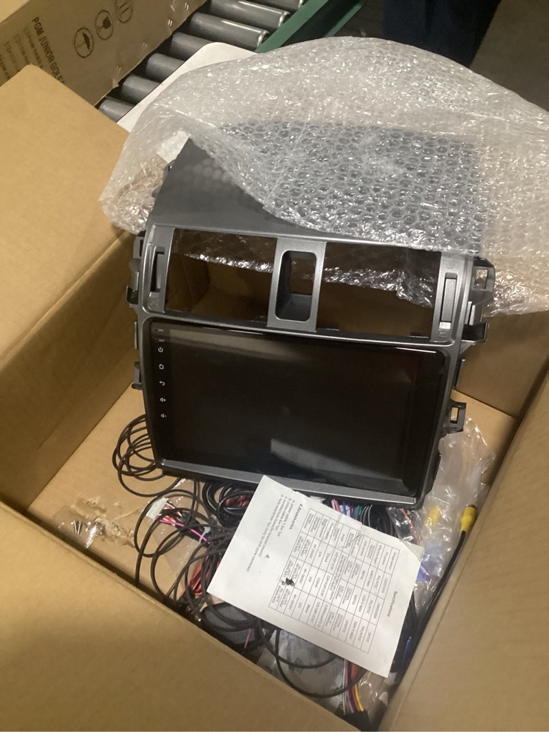 Condition photo showing As Is for 2g+64g car radio for toyota corolla 2009-2013, android car stereo wireless carplay, rimoody 9 inch touch screen for corolla android auto bluetooth gps wifi fm mirror link rca + backup camera 4core 2g+64g wireless carplay