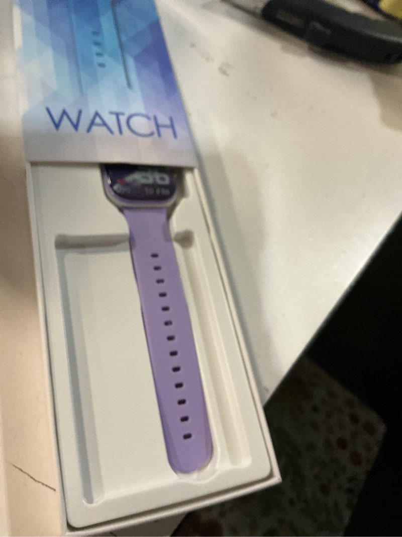 Condition photo showing Good Condition for smart kids watch with fitness tracker no phone/app needed,19 sport mode,1.5" diy dial,ip68 waterproof,sleep monitor,pedometers,heart rate,great birthday gift for boys girls teens 6-14 year olds purple