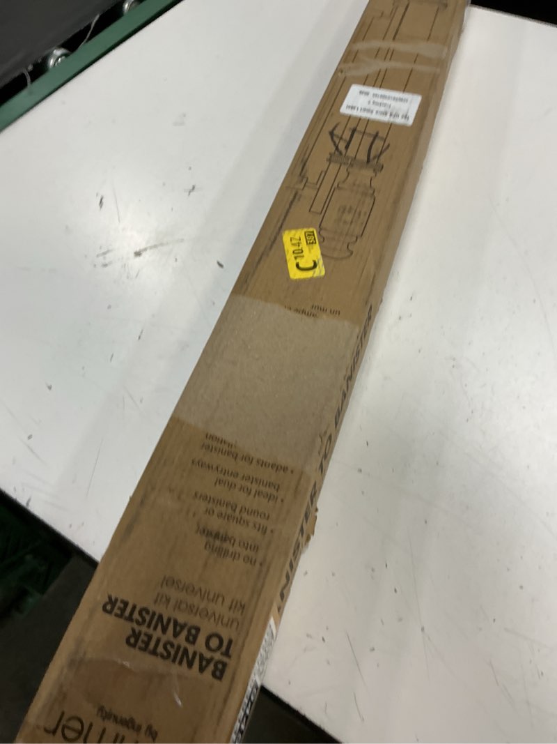 Condition photo showing New/Like New for ingenuity banister to banister gate mounting kit - fits round or square banisters, accommodates most hardware & pressure mount baby gates up to 37” tall, gate sold separately banister kit
