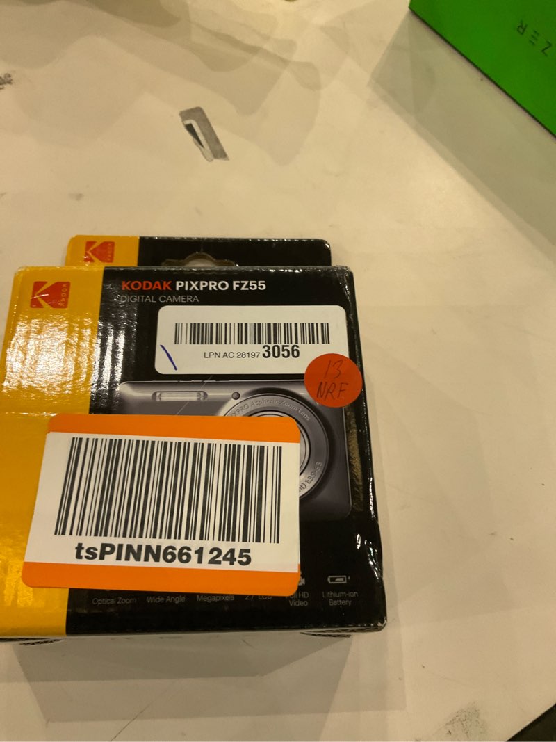 Condition photo showing New/Like New for KODAK PIXPRO FZ55-BK 16MP CMOS Sensor Digital Camera 5X Optical Zoom 28mm Wide Angle 1080P Full HD Video 2.7" LCD Vlogging Camera (Black)