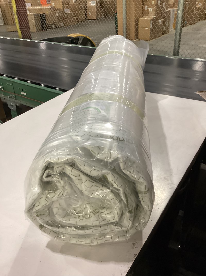 Condition photo showing New/Like New for egohome 5 inch twin mattress, cooling green tea gel memory foam for pressure relief, medium firm support, fiberglass free, bed in a box, certipur-us certified, green twin 5 inch medium firm