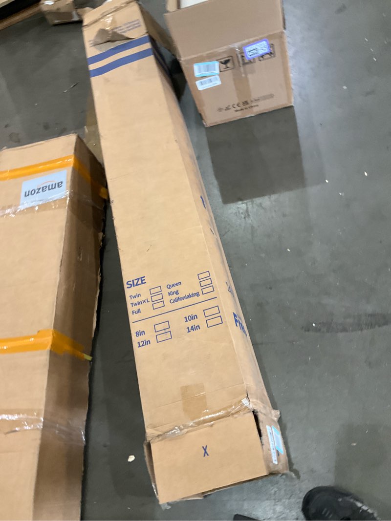 Condition photo showing Good Condition for yantan 12 inch queen mattress: hybrid memory foam queen size mattresses for pressure rrelief, medium firm, zoned pocket coils for responsive support, cooling queen bed mattress in a box, certipur-us