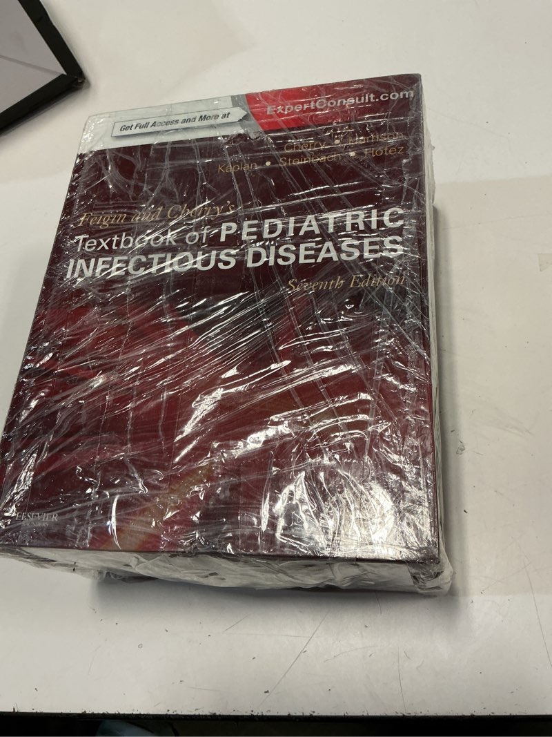 Condition photo showing New/Like New for Feigin and Cherry's Textbook of Pediatric Infectious Diseases: Expert Consult - Online and Print, 2-Volume Set (TEXTBOOK OF PEDIATRIC INFECTIOUS DISEASE (FEIGIN))