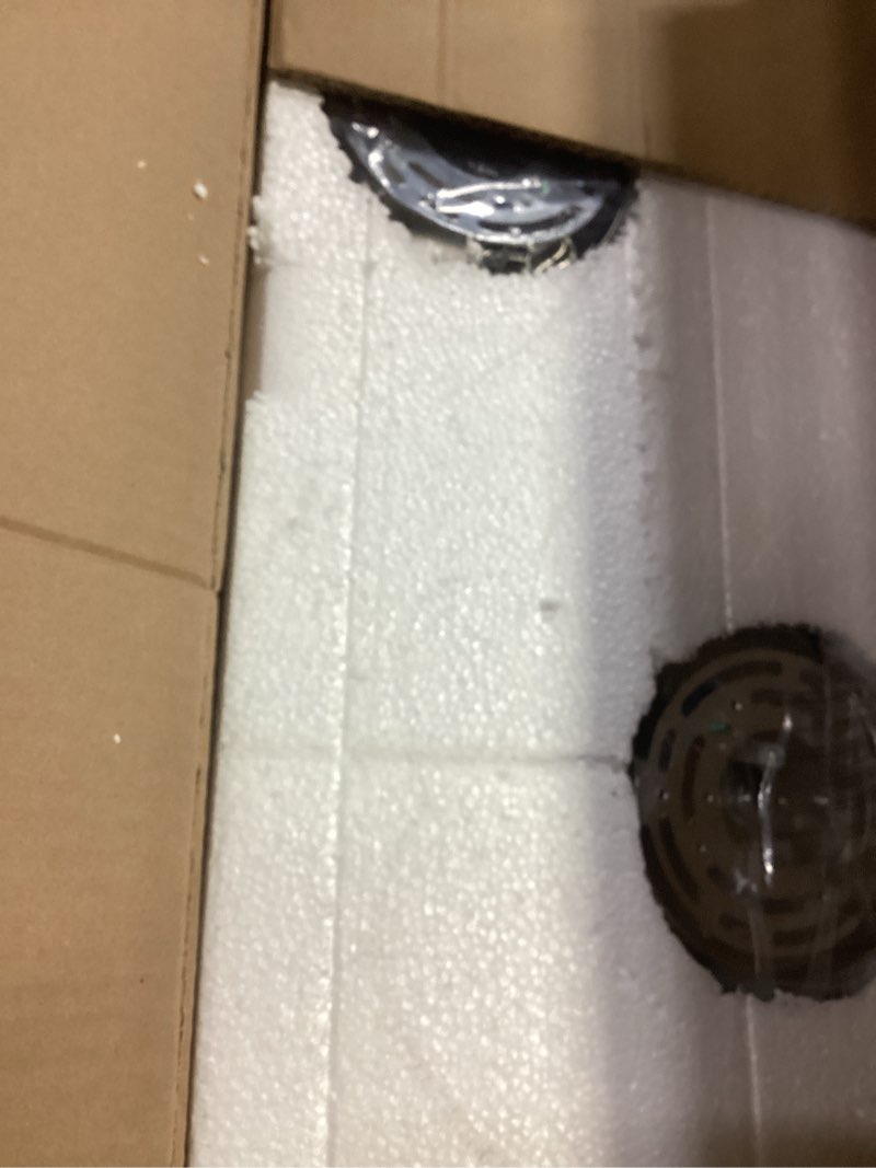 Condition photo showing New/Like New for Brushed Nickel Bathroom Sconces Wall Lighting 18W LED Dimmable Vanity Light Fixture, 3000K Modern Wall Light Fixtures Indoor Wall Lamps for Bedroom Living Room Mirror Hallway Porch 18 inch Brushed Nickel Hardwired (18in-2pcs)