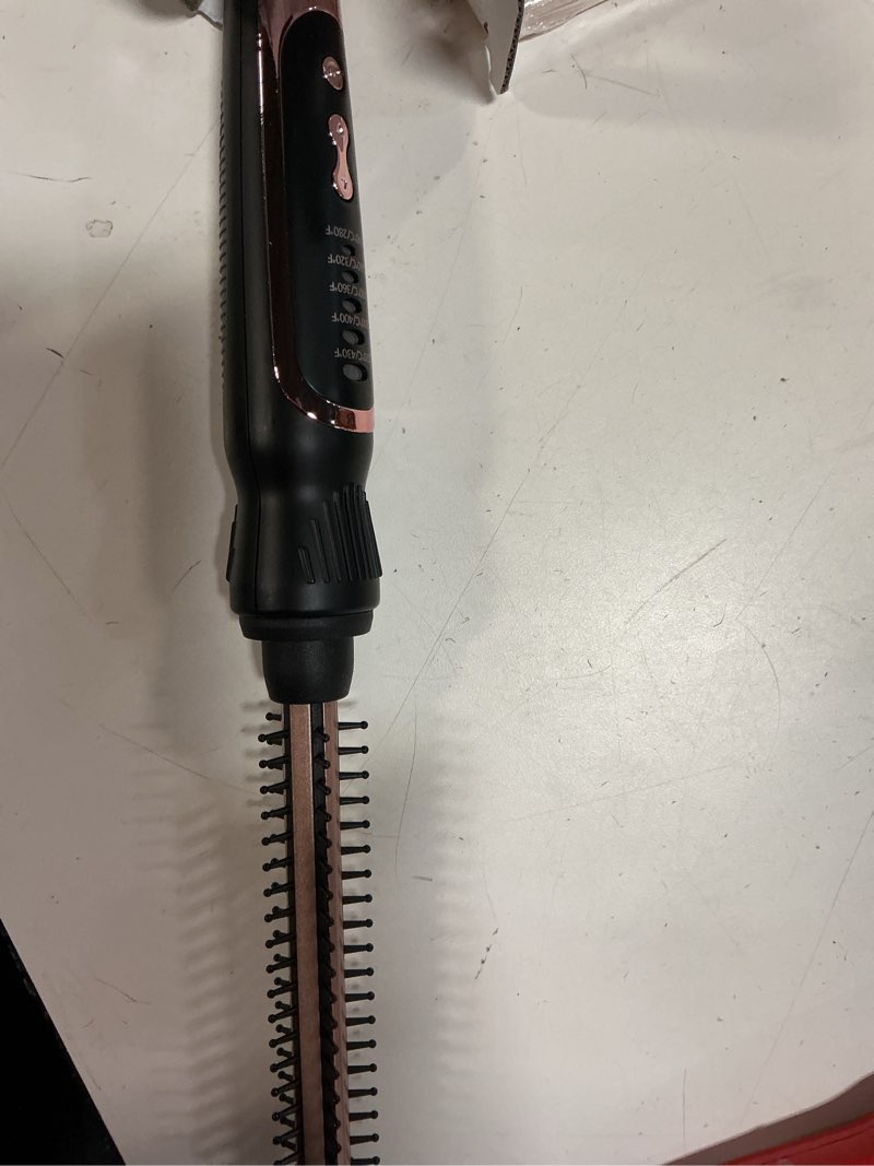 Condition photo showing Good Condition for thermal brush, heated round brush & small curling iron with ceramic ionic technology, 1/2 inch for volumizing & styling, travel-friendly hot comb with adjustable temperature?rose gold 0.5 inch?