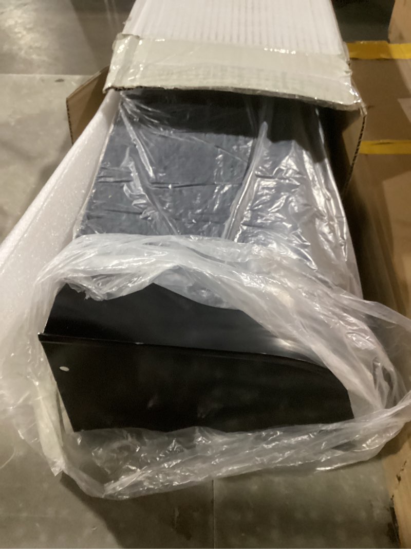 Condition photo showing Good Condition for black metal mailboxes for outside post mount, standard mail box, galvanized steel heavy duty mailbox, medium capacity, 19 x 8.7 x 6.7 inches
