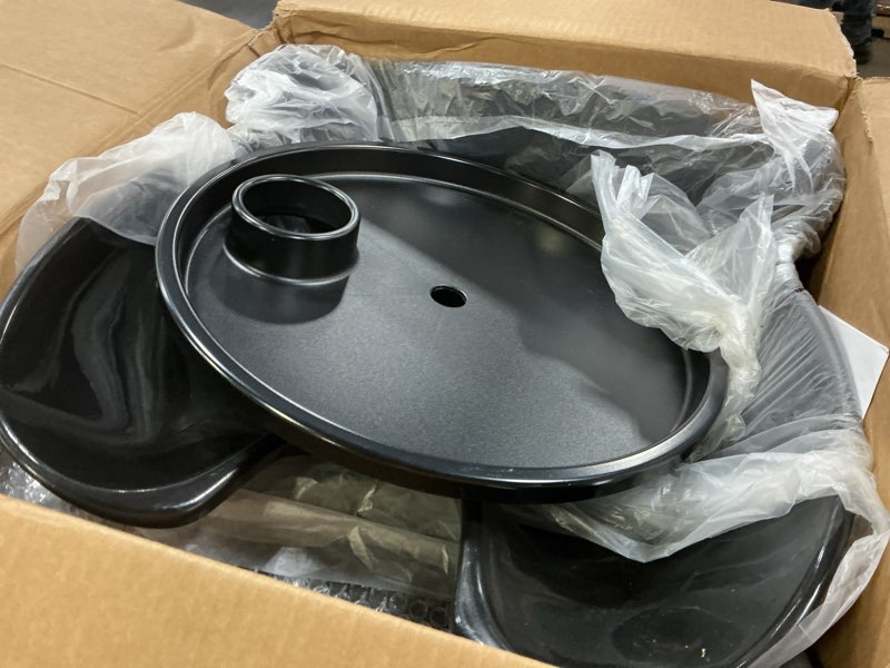 Condition photo showing Good Condition for vevor portable shampoo bowl, deep shampoo sink with adjustable height & angle, washing hair station includes drain hose, shower head and bucket, salon sink for home & barber use, black hair sink w/ 1 bucket&storage basin?upgraded version?