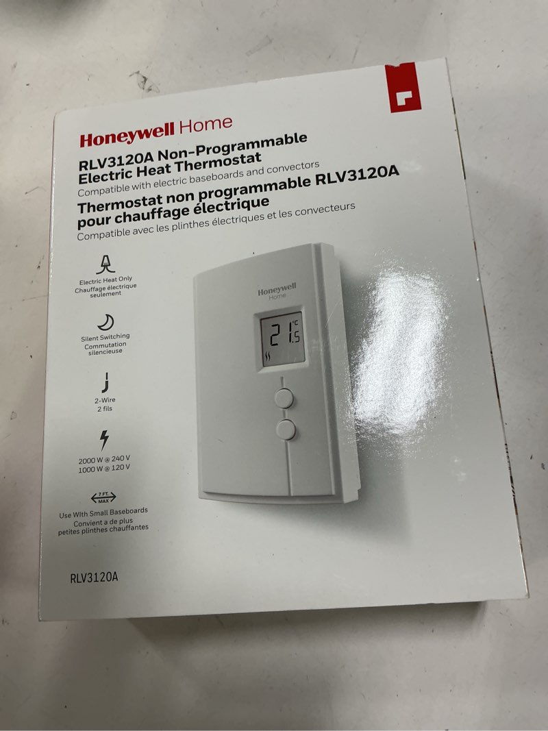 Condition photo showing Good Condition for Honeywell Digital Non-Programmable Line Volt Thermostat for Electric Heat, White