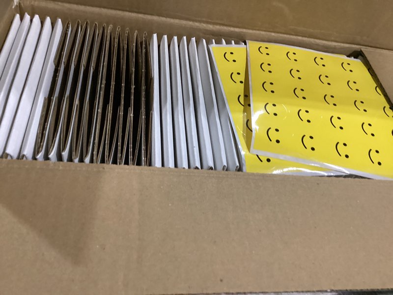 Condition photo showing Good Condition for HORLIMER 6x6x2 inches Shipping Boxes Set of 50, White Corrugated Cardboard Box Literature Mailer 6" x 6" x 2" 50 Pack