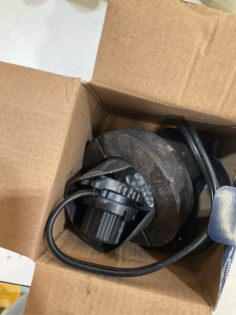 Condition photo showing As Is for harbor breeze 500 -lumens matte bronze low voltage hardwired led outdoor path light