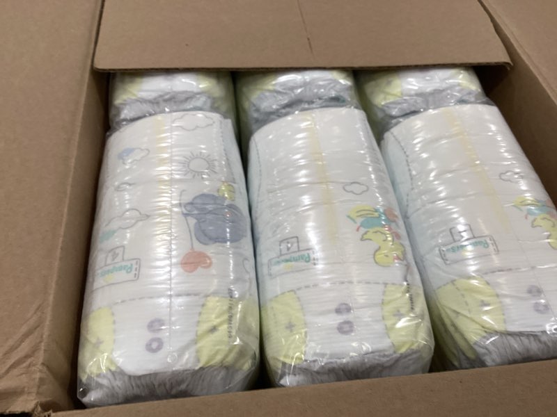 Condition photo showing Good Condition for pampers swaddlers diapers size 4  150 count (select for more options)