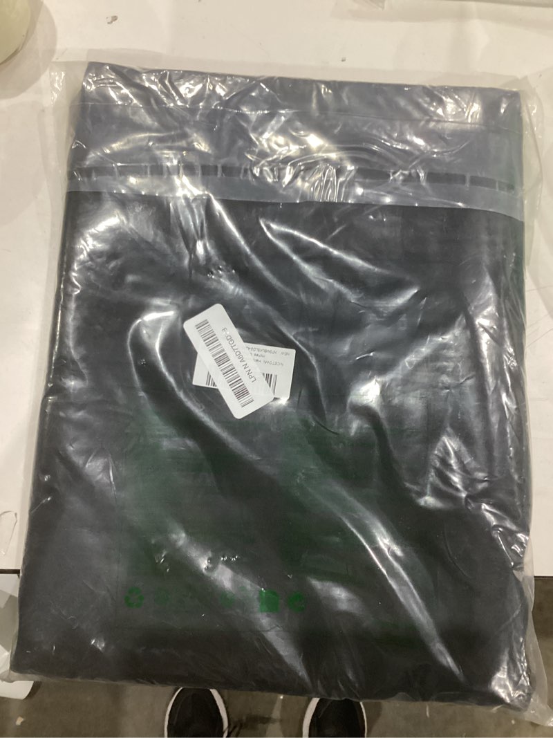 Condition photo showing New/Like New for NICETOWN Pitch Black Solid Thermal Insulated Grommet Blackout Curtains/Drapes for Bedroom Window (2 Panels, 42 inches Wide by 63 inches Long, Black) Black 42"W x 63"L (Pack of 2)