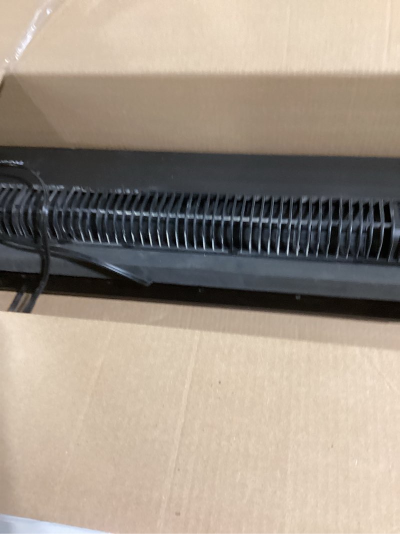 Condition photo showing Good Condition for Vornado TRANSOM Window Fan with 4 Speeds, Remote Control, Reversible Exhaust Mode, Weather Resistant Case, Black, Whole Room Black Remote Control Fan