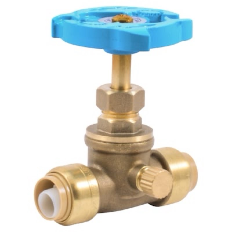 sharkbite 1/2-in push-to-connect x 1/2-in push-to-connect brass multi turn stop stop and waste