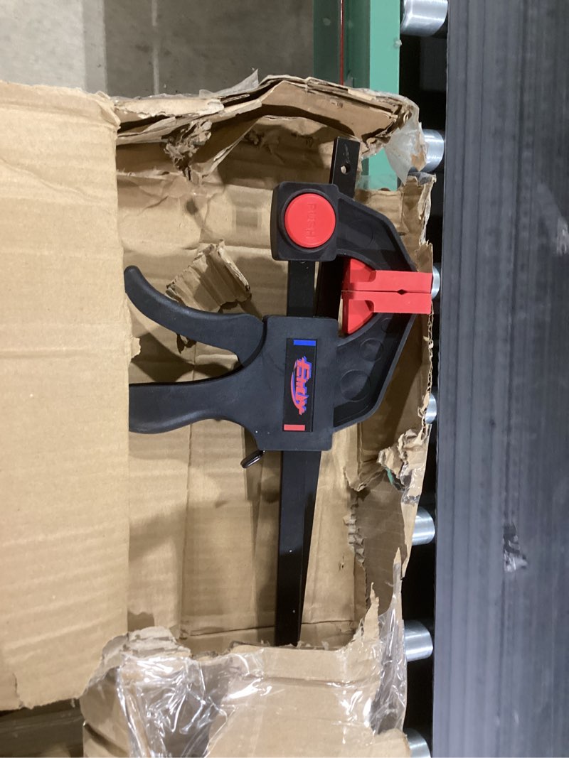 Condition photo showing Good Condition for 50" Bar Clamps for Woodworking 2-Pack, One-Handed Clamp/Spreader, Light-Duty Quick-Change F Clamp with 170 LBS Load Limit, Ideal for Woodworking/Carpentry/Home Improvement/DIY