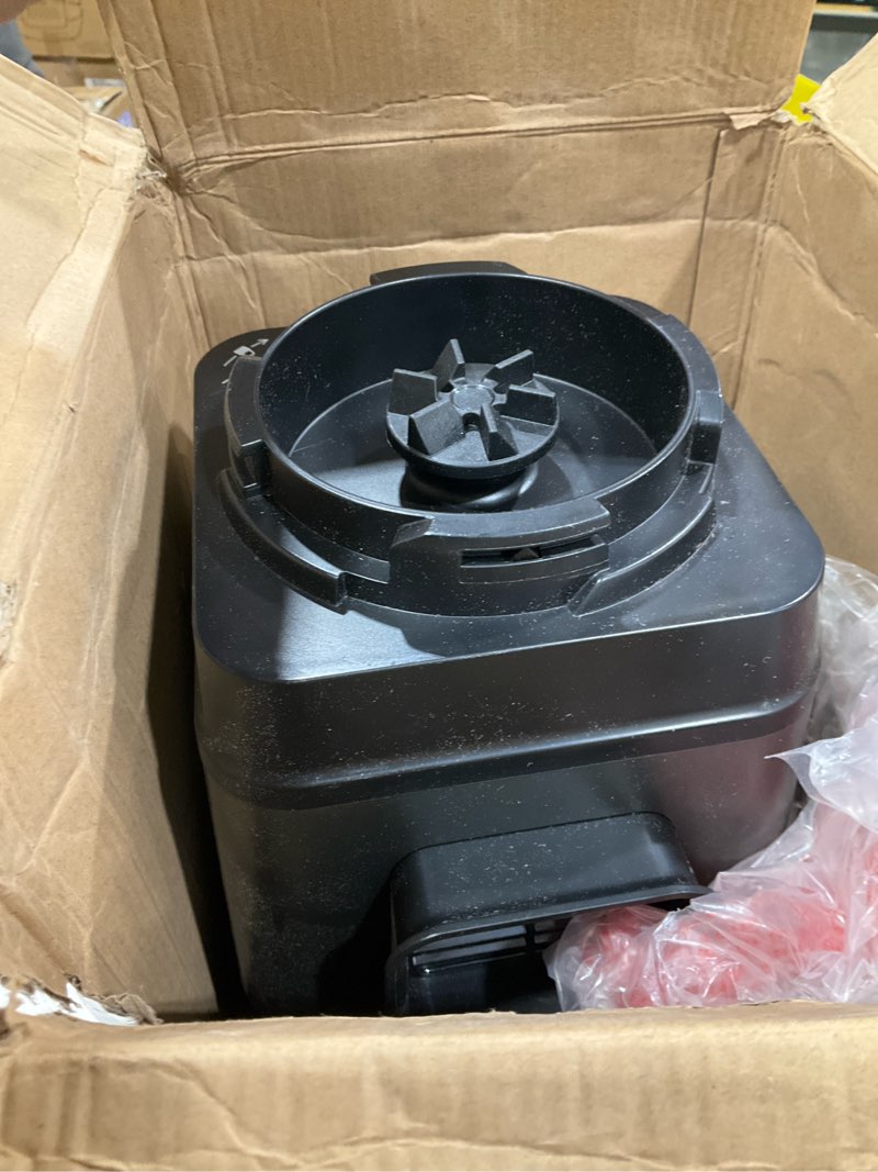 Condition photo showing As Is for ninja professional plus blender | max power smoothie blender, ice cream maker, frozen drink mixer & margarita machine | 3 auto iq™ presets, 1400 w, 72oz total crushing pitcher | dark grey, bn701 72 oz. blender + total crushing pitcher