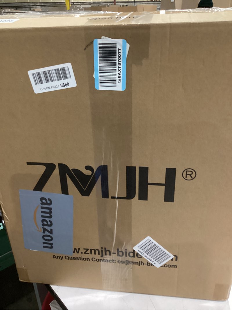 Condition photo showing Good Condition for ZMJH 236 Bidet Toilet Seat Elongated - Endless Warm Water, Heated Seat & Vortex Wash, Dual Front/Rear Cleaning, Warm Air Dryer, LED Night Light, Electric-Powered (Elongated) Oval