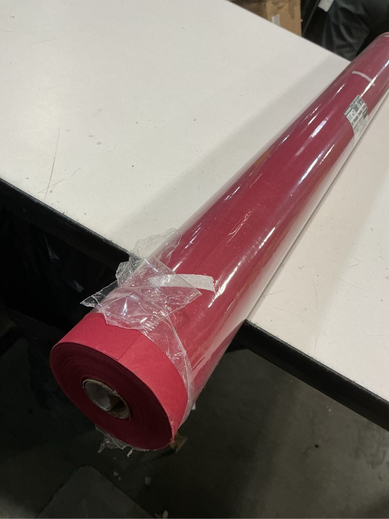 Condition photo showing Good Condition for PerkHomy Wine Red Kraft Paper Roll 36" x 1,800" (150') for Gift Wrapping Bouquet Flower Art Painting Craft Writing Packaging Shipping 80GSM 55LB (Wine Red, 36" x 150') Wine Red 36" x 150'