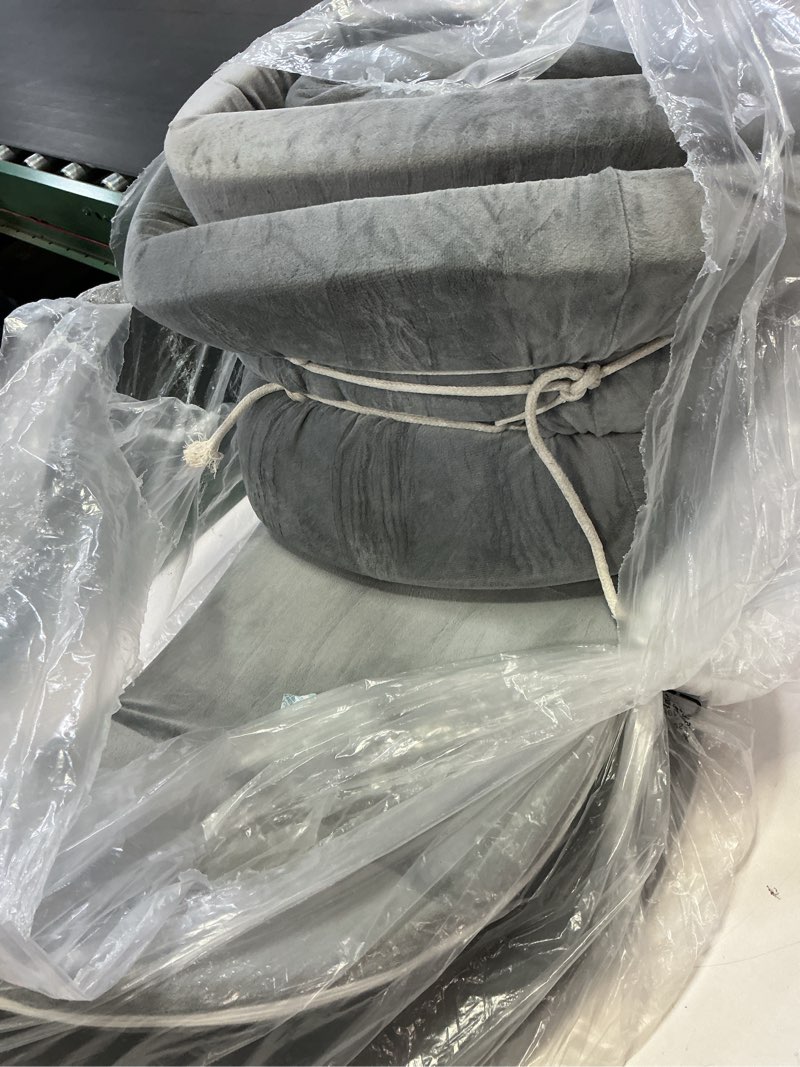 Condition photo showing Good Condition for Foam Baby Ball Pit, 35.4"x 11.8" Ball Pits for Toddlers, Soft Round Kiddie Playpen Ball Pool for Kids with Soft Memory Sponge, Ideal Gift for Babies Indoor and Outdoor Game,Grey(Balls not Included) Gray 90CM/35.4IN