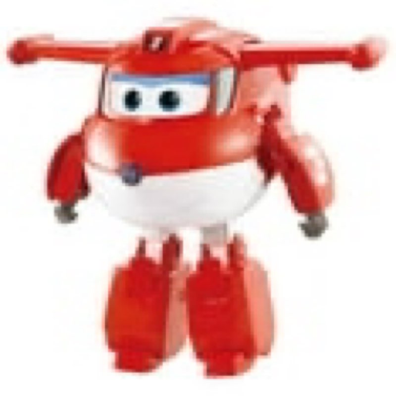 Super Wings 14" Transforming Jett's Super Robot Airplane | Action Figure | Ages 3-5 | Birthday Gift 
