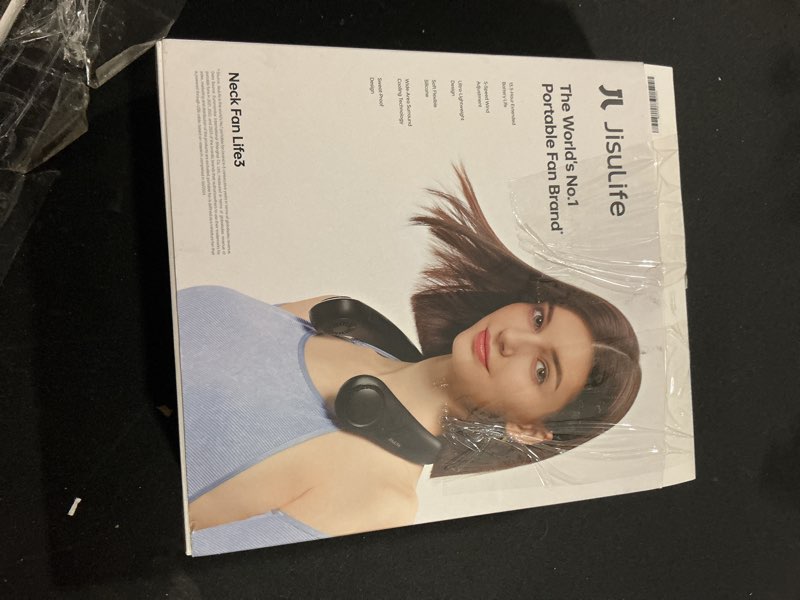 Condition photo showing Good Condition for JISULIFE Portable Neck Fan, Hands-Free Bladeless, 5 Speeds, 4000 mAh Battery Operated Wearable Perso