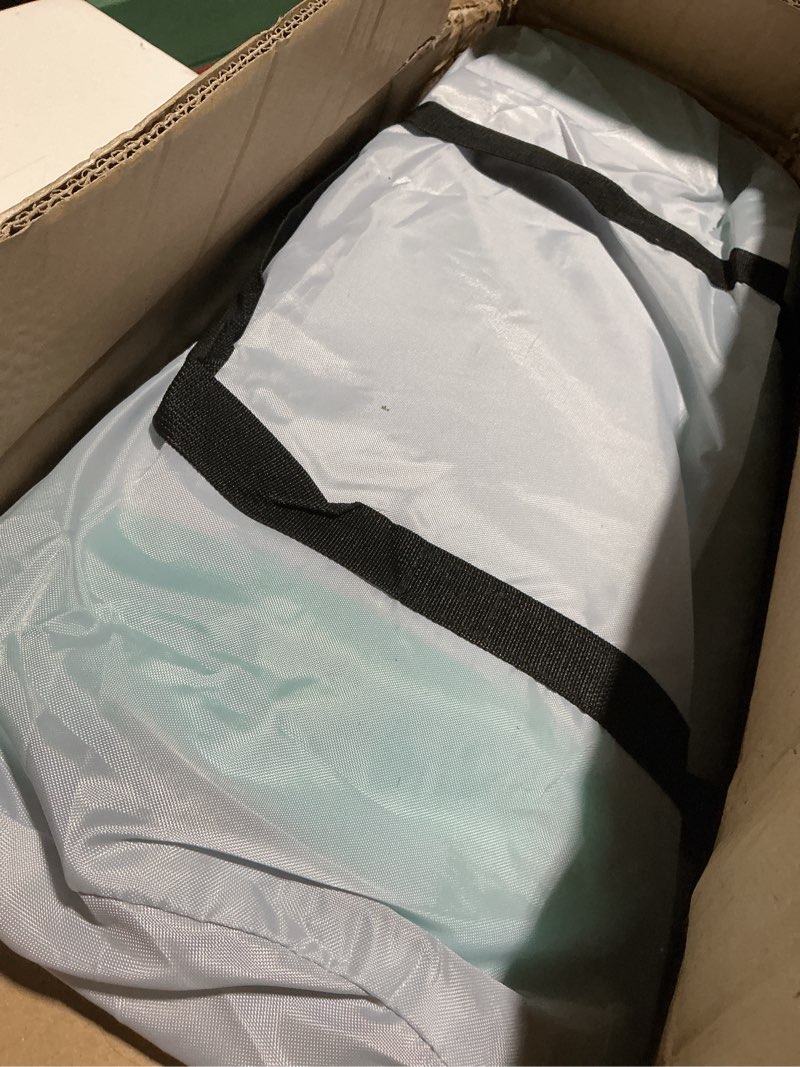 Condition photo showing As Is for air tumble track mat for gymnastics | 4/6 / 8 inches air tumbling mats, 6.56/10 / 13 / 16ft inflatable gymnastics mat for home use, training, cheerleading, water yoga with electric air pump 10ft x 3.3ft x 6inch mint_green