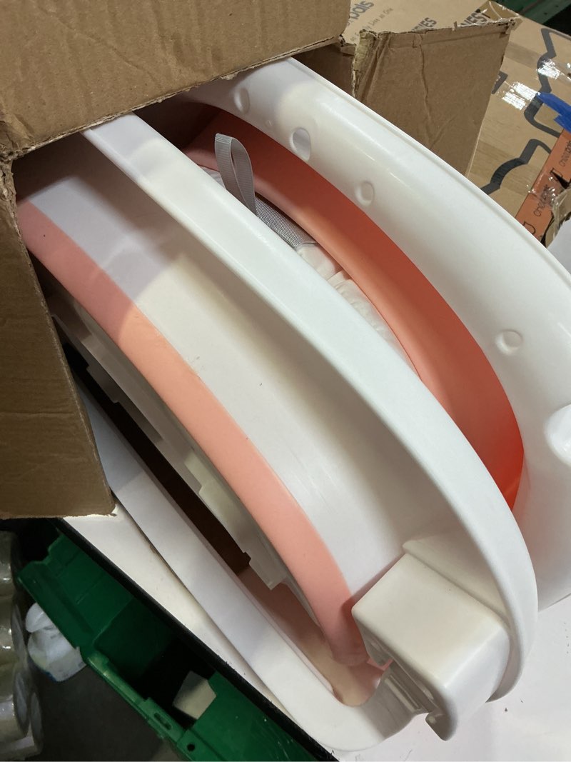 Condition photo showing Good Condition for avidor baby bathtub,collapsible bathtub for newborn to toddler,durable essential infant bath tub,portable travel baby tub with soft cushion,no-slip hanging and detachable(pink) bear pink