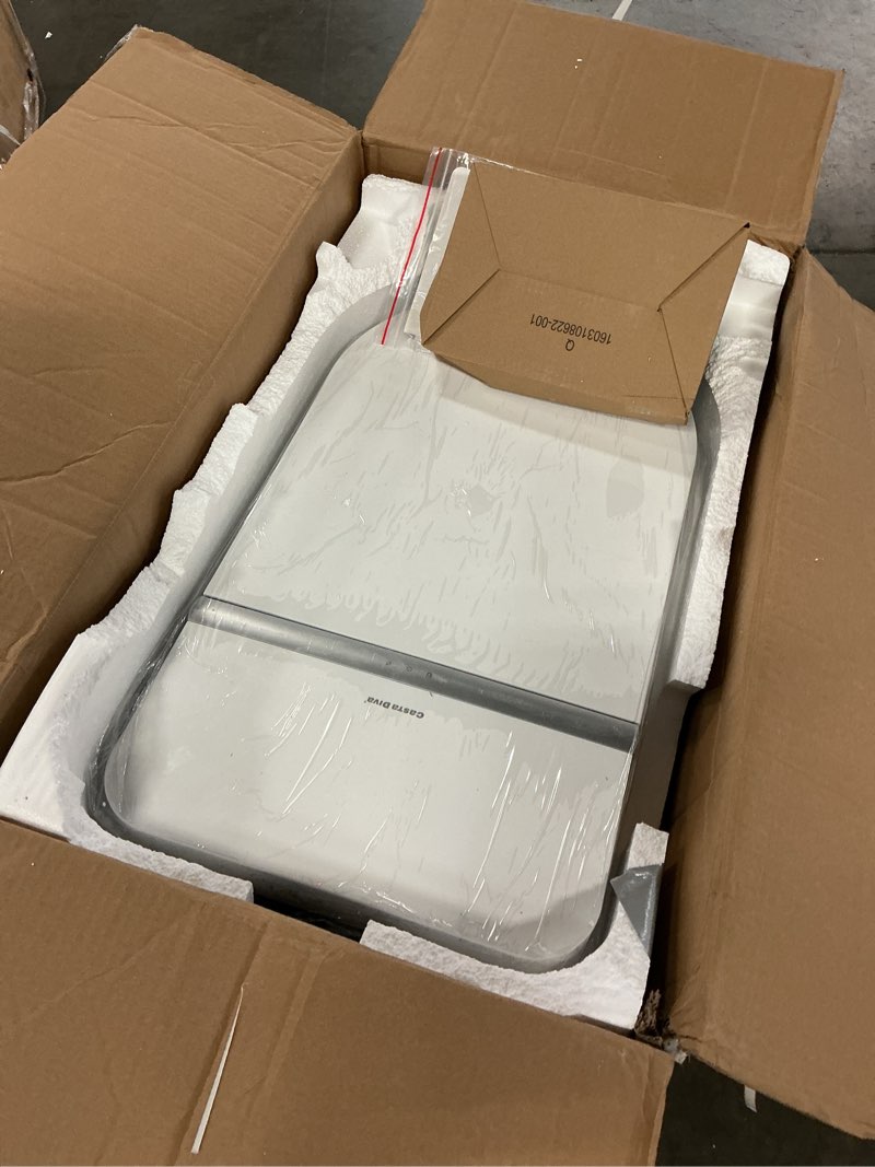Condition photo showing As Is for smart toilet with vioce control auto open & close, smart toilet with bidet built in, off-seat auto flush, heated toilet seat remote control warm water sprayer and dryer (cy02)