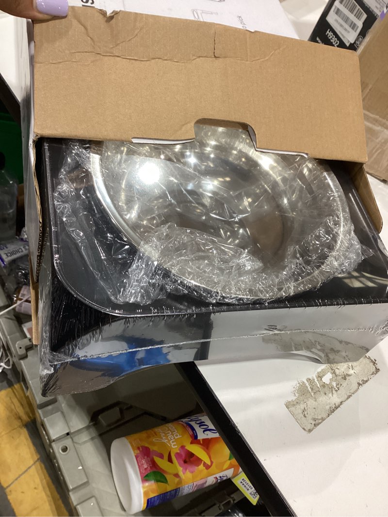 Condition photo showing New/Like New for COMESOON Elevated Dog Bowls, 4 Height Adjustable Raised Bowl Stand with 2 Thick 50oz Stainless Steel Food Bowls Non-Slip Feeder Adjusts to 3.7'', 9.2'', 10.75'', 12.36'' Black, (DB-W01) Black 8" for Medium Dogs