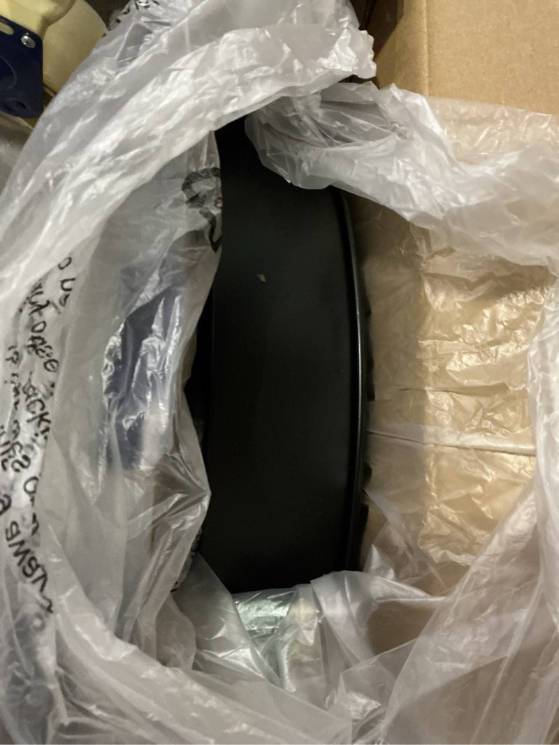 project source 1 -light 13-in matte black integrated led flush mount light